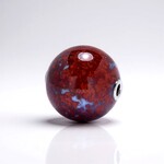Ciondolo in argento con Calcedonio di Fuoco Indonesiano (MONOSONO COLLECTION)