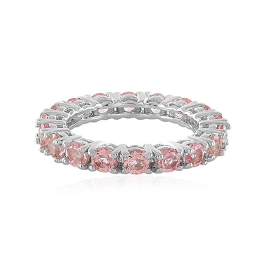 Anello in argento con Tormalina Rosa