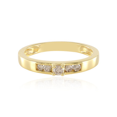 Anillo en plata con Diamante chocolate I2