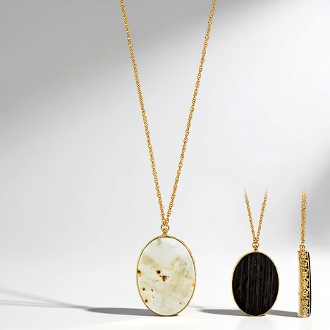Collier en argent et Ambre baltique (dagen)
