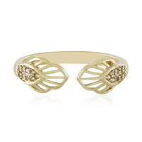 Bague en or et Diamant champagne I2 (Ornaments by de Melo)