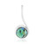 Azurite Silver Pendant (MONOSONO COLLECTION)