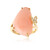 Pinkfarbener Opal-Goldring (CIRARI)