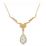 White Topaz Silver Necklace
