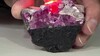 Zilveren ring met rubelieten (Gems en Vogue)
