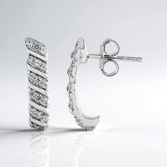 Orecchini in argento con Zircone