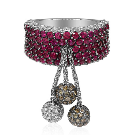 Burmesischer Rubin-Goldring (Estée Collection)