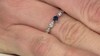 Gouden ring met een Blauwe Ceylon saffier (CIRARI)