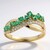 Anello in oro con Smeraldo Zambia AAA (CIRARI)