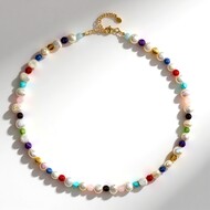 White Freshwater Pearl Silver Necklace