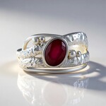 Anello in argento con Rubino del Madagascar (de Melo Essence)
