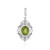 Ciondolo in argento con Peridoto