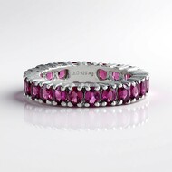 Anillo en plata con Rodolita Naktamunda