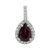 Colgante en plata con Granate de Tocantin
