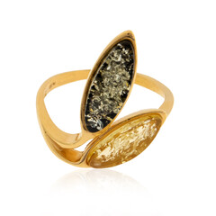 Anillo en plata con Ámbar báltico (dagen)