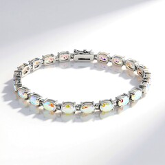 Bracciale in argento con Quarzo Moonlight