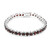 Garnet Silver Bracelet