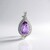 Pendentif en argent et Amétrine