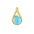 Ciondolo in argento con Turchese Sleeping Beauty