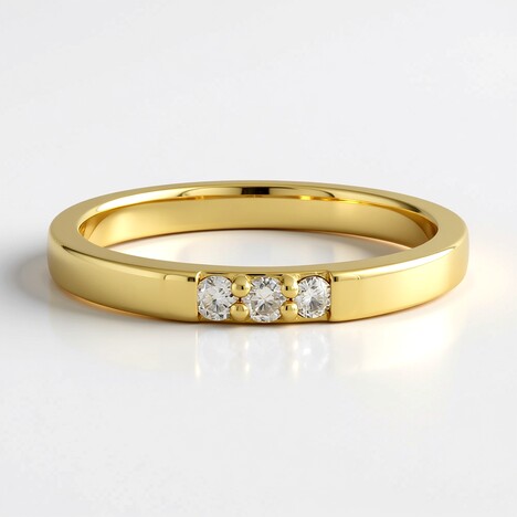 Anello in argento con Diamante I3 (H)