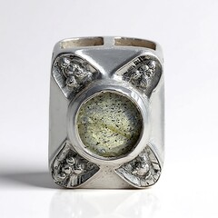 Ciondolo in argento con Spectrolite
