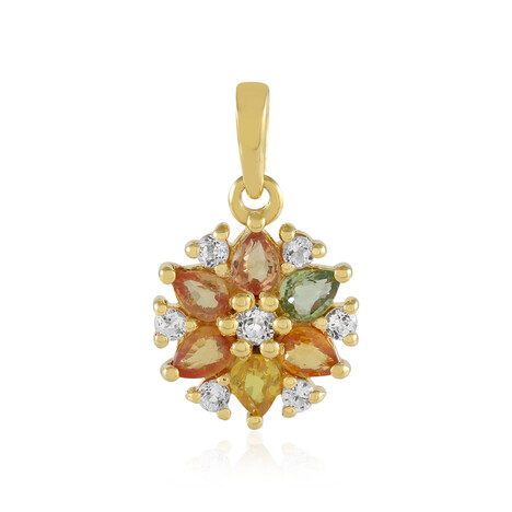 Pendentif en argent et Saphir