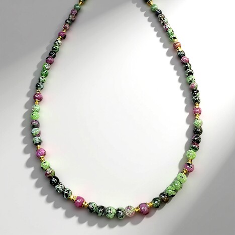Collana in argento con Rubino Zoisite