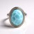 Anello in argento con Larimar