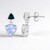 Orecchini in argento con Quarzo Blue Moon
