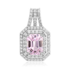 Kunzite Silver Pendant
