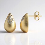 Orecchini in argento con Diamante I1 (G) (Annette)