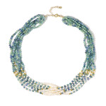 Collar en plata con Cianita (Riya)