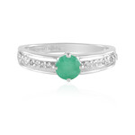 Anillo en plata con Esmeralda de Socoto