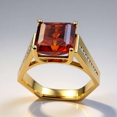 Anello in oro con Sfalerite (de Melo)