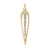 9K SI1 (G) Diamond Gold Pendant (Annette)