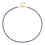 Collana in argento con Ametista Zambiana