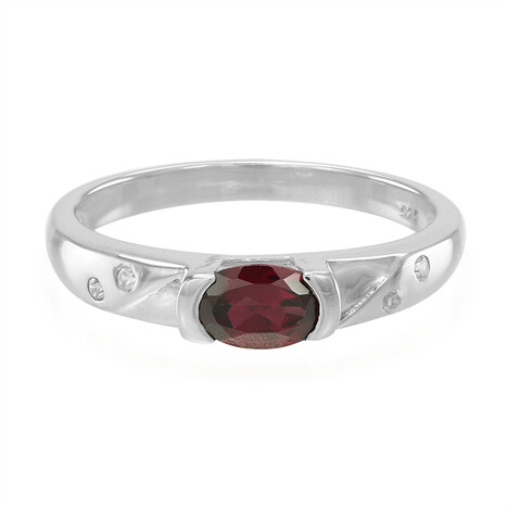 Bague en argent et Grenat Rhodolite