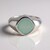 Anello in argento con Calcedonio Acqua