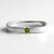 Bague en argent et Diamant vert (de Melo)