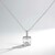 Collana in argento con Topazio Bianco