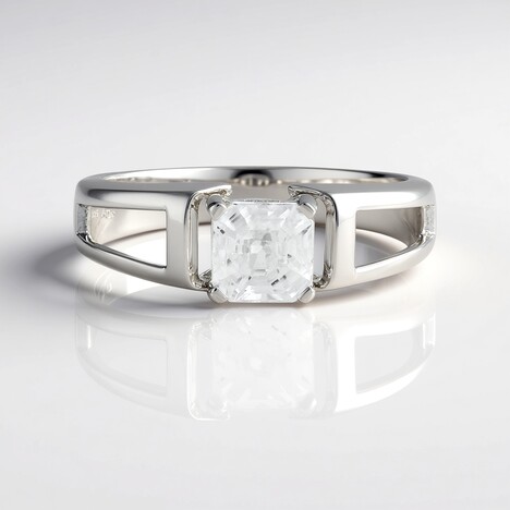 Anello in argento con Zircone