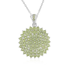 Collana in argento con Peridoto