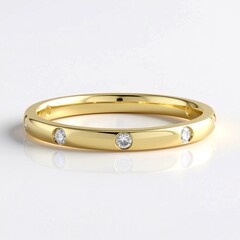 Anello in oro con Diamante IF (G) (de Melo Gold)