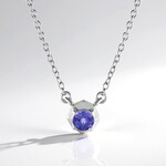 Collana in argento con Tanzanite (de Melo)