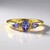 Anello in argento con Tanzanite