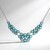 Collana in argento con Turchese Kingman Mohave Blu (Jones Lee)