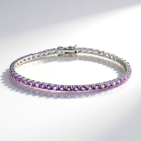 Bracciale in argento con Ametista Boliviana