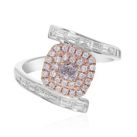 Anillo en oro con Diamante rosa I1 (CIRARI)