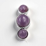 Ciondolo in argento con Lepidolite