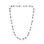 Collana in argento con Perla d'Acqua Dolce Bianca (TPC)